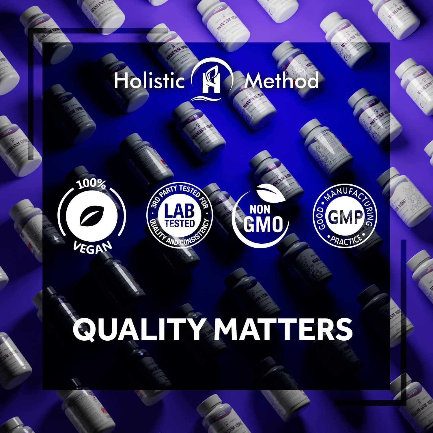 Gomitas de Magnesio Veganas Holistic Method Cereza 120 Unidades