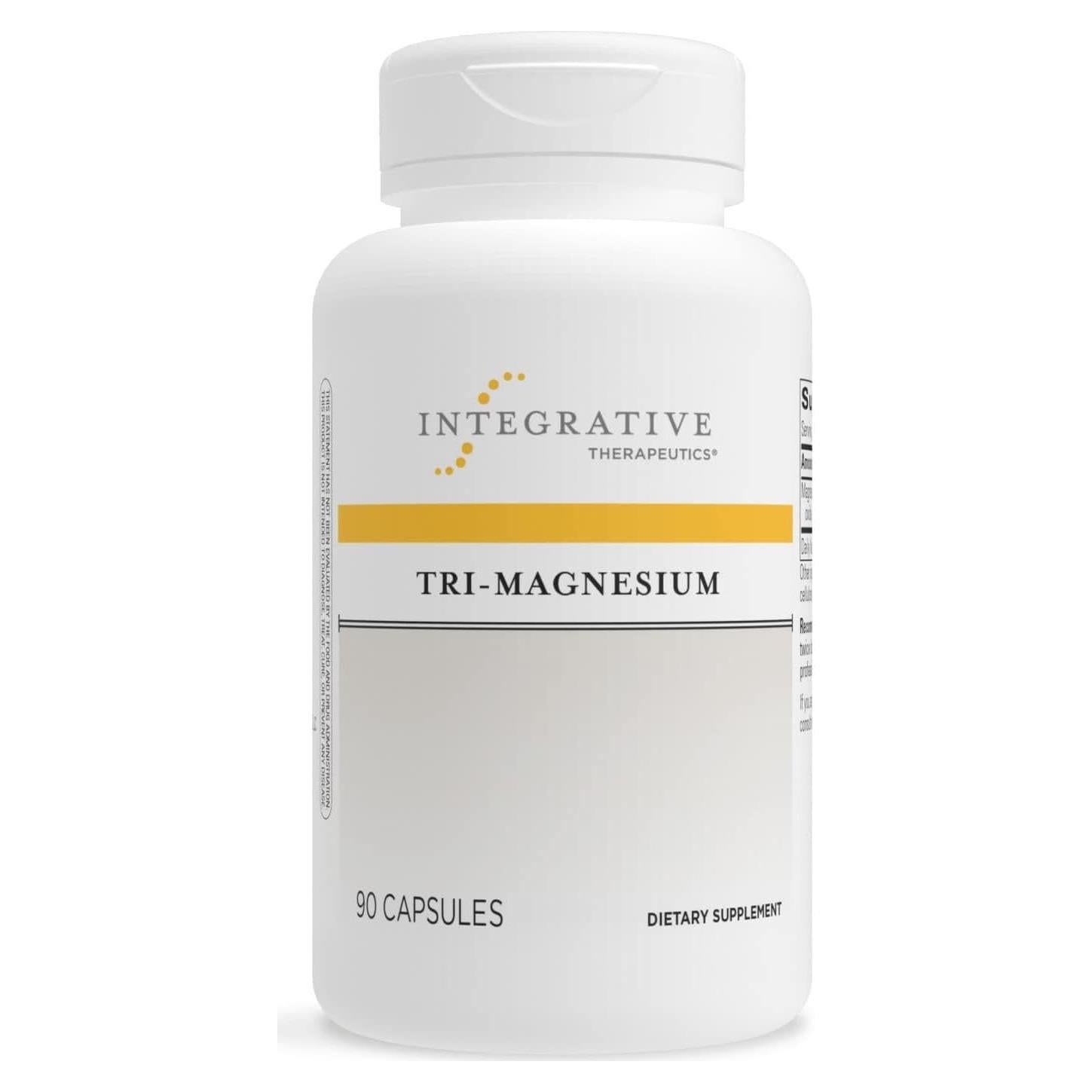 Integrative Therapeutics Tri-Magnesio 90 Cápsulas - Apoyo Huesos y Calma