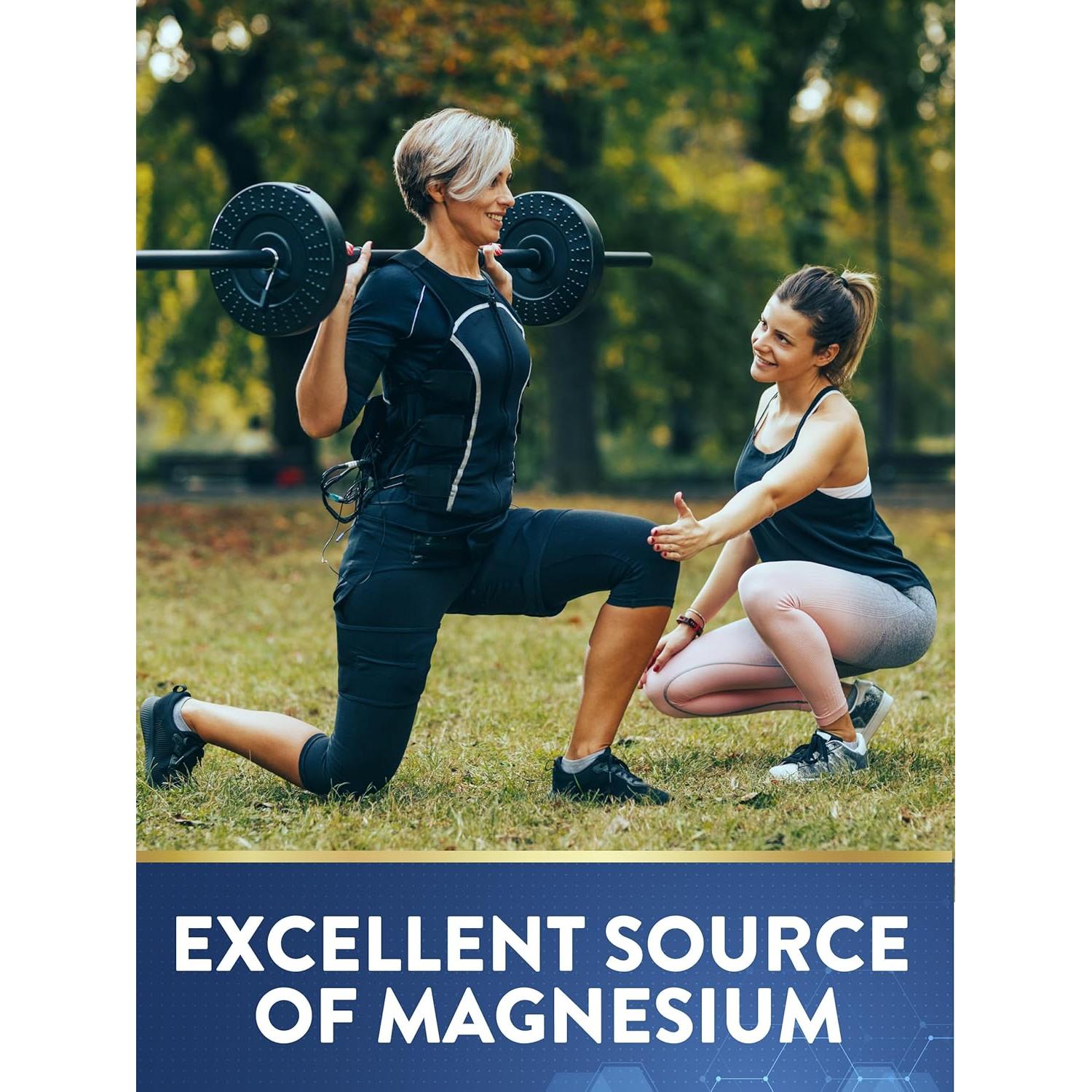 Suplemento Glicinato de Magnesio Nature's Truth 250mg 60 Cápsulas