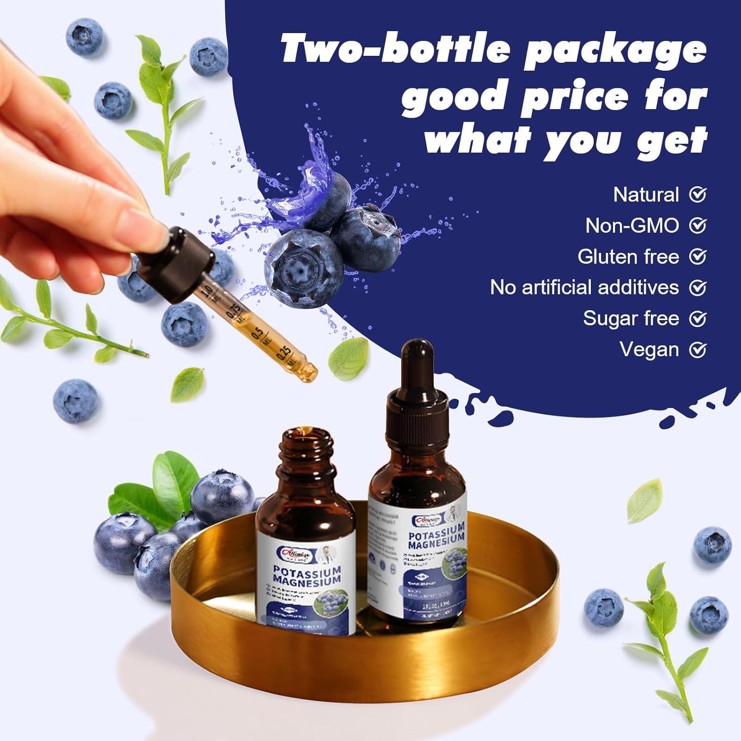 Suplemento Líquido de Potasio y Magnesio Alliwise 118 ml