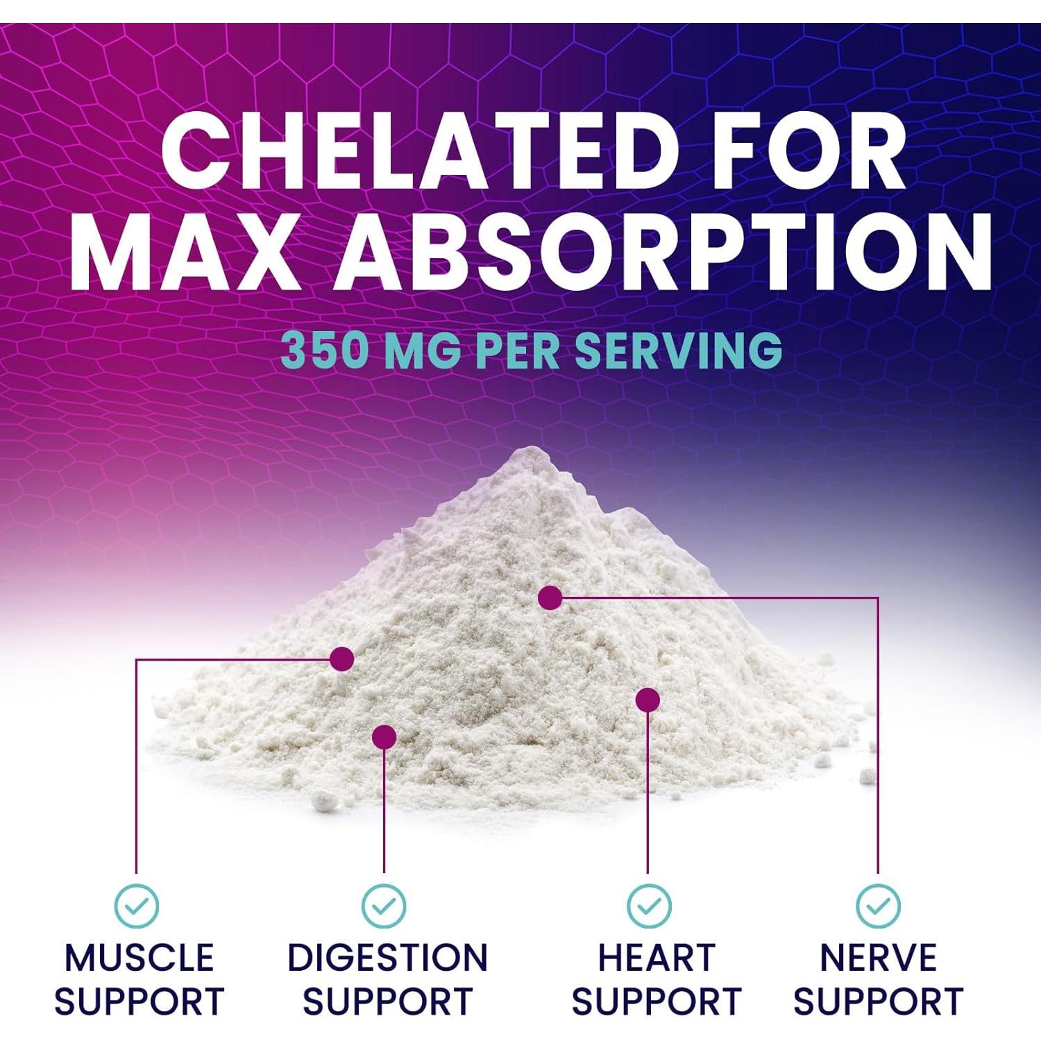 Suplemento de Magnesio Citrato Vegano Nature's Nutrition 204g