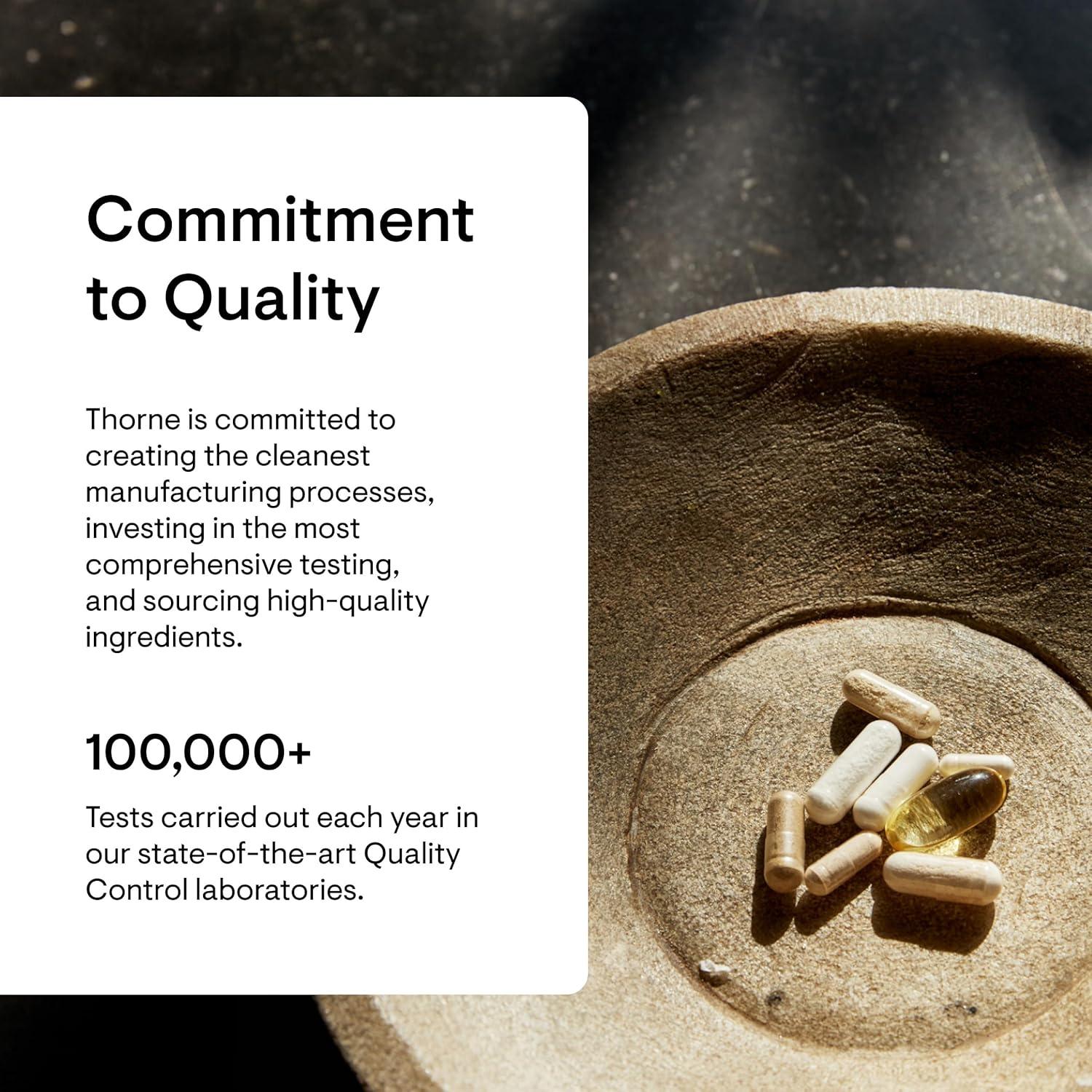 Glicinato de Magnesio Thorne - 90 Cápsulas - Sueño y Relajación