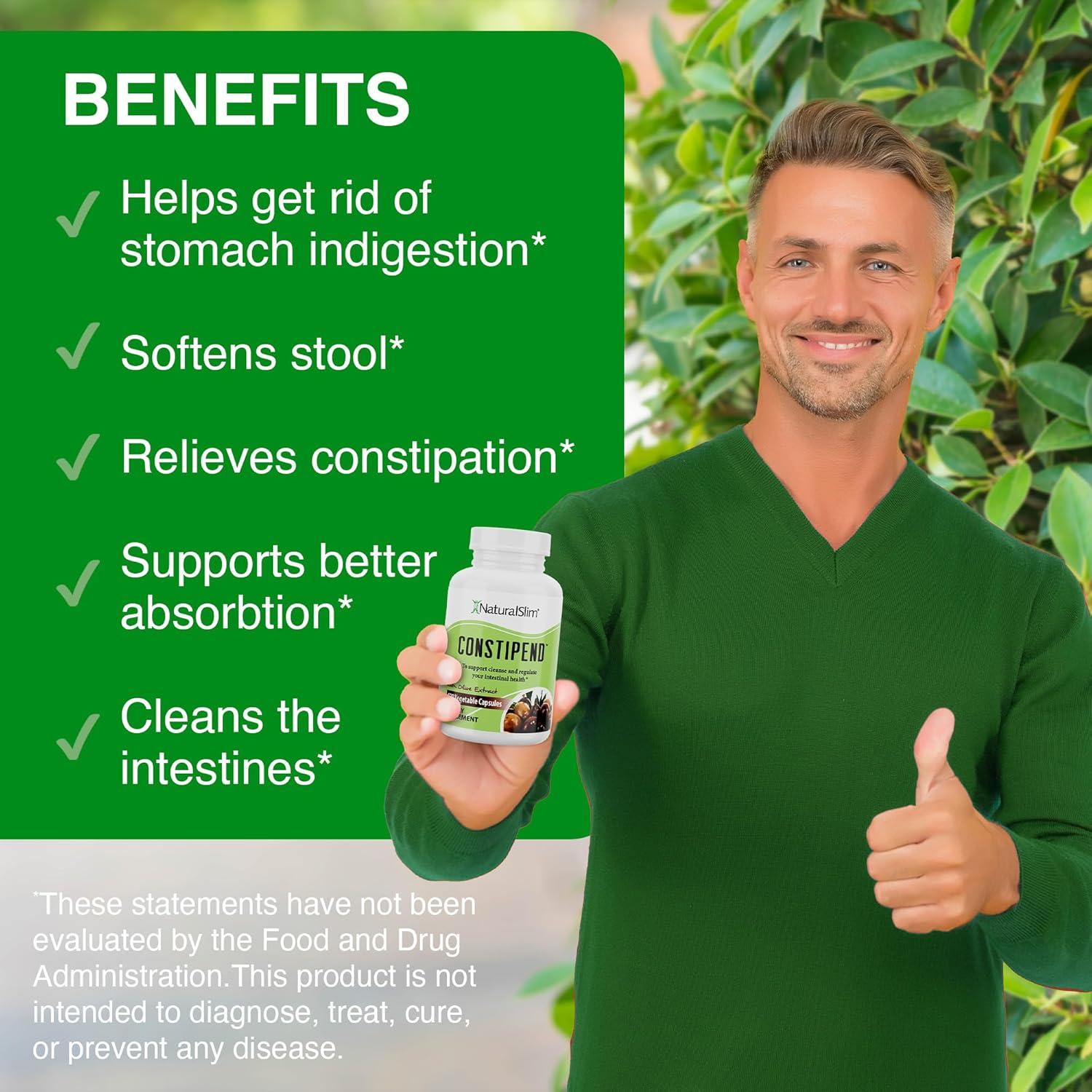 NaturalSlim Óxido de Magnesio 120 Cápsulas - Alivio Estreñimiento