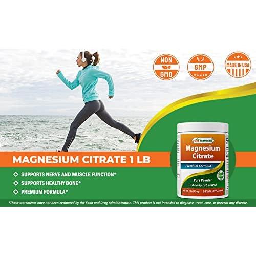 Citrato de Magnesio en Polvo Mejor Naturales 2 x 450g