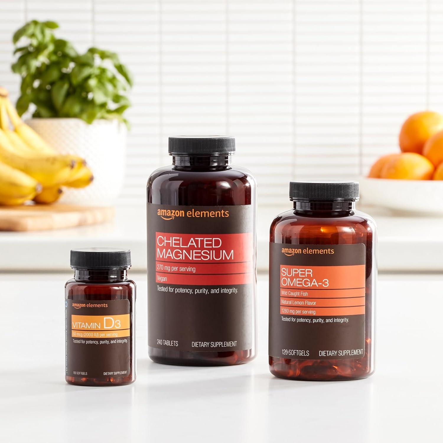 Magnesio Quelado Elementos de Amazon 240 tabletas 270 mg