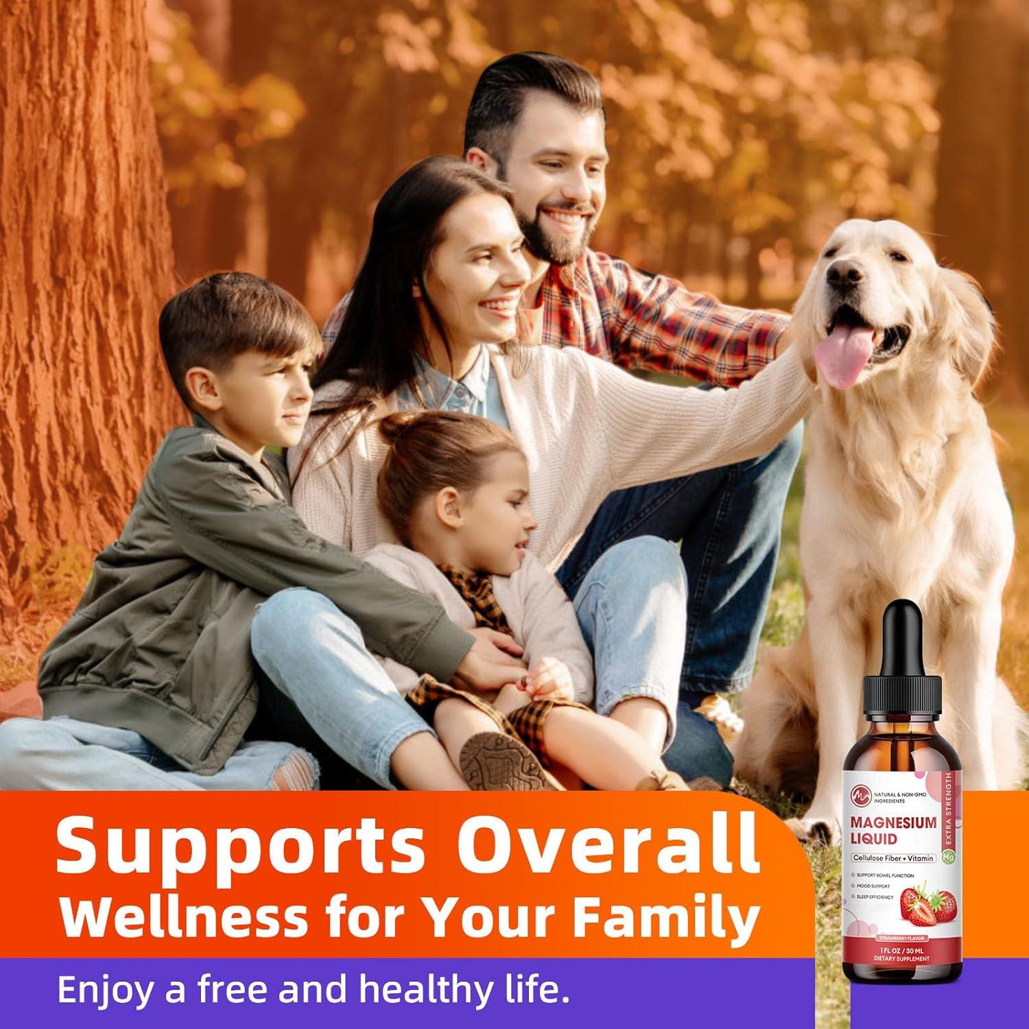 Gotas de Glicinato de Magnesio Minch 30 mL Sabor Fresa Paquete de 2