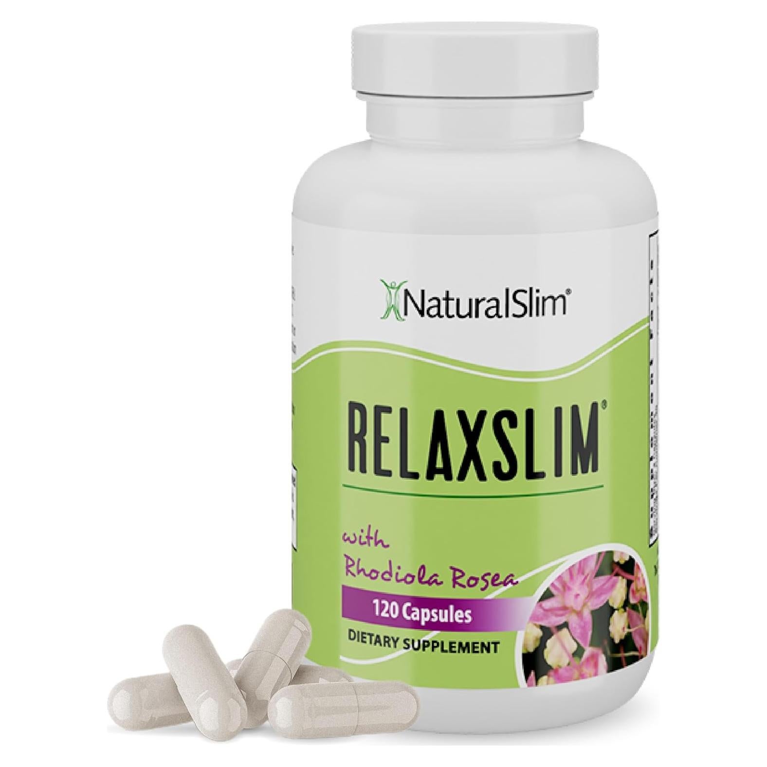 RelaxSlim Suplemento Natural 120 Cápsulas - Rhodiola Rosea