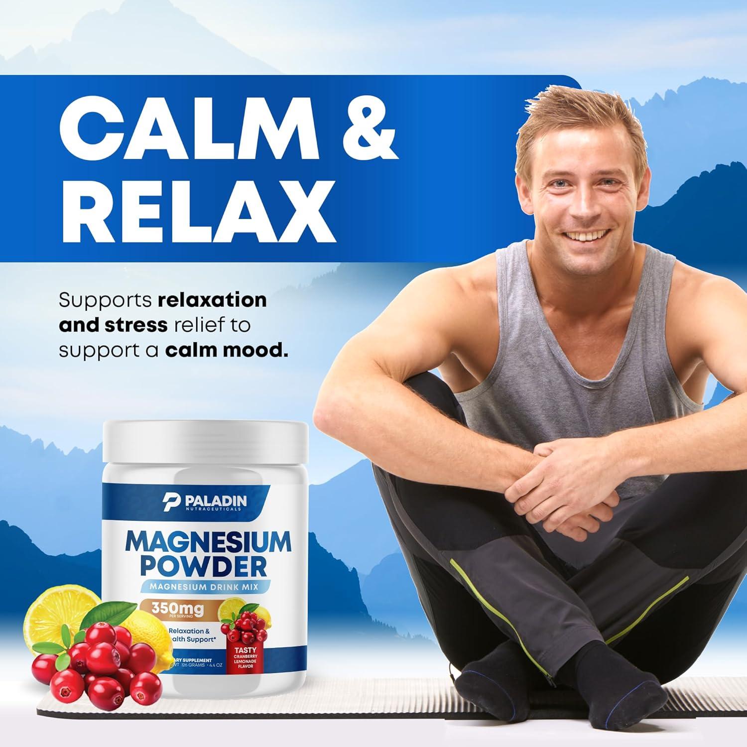 Polvo de Magnesio Paladin Nutraceuticals 30 Porciones Limonada