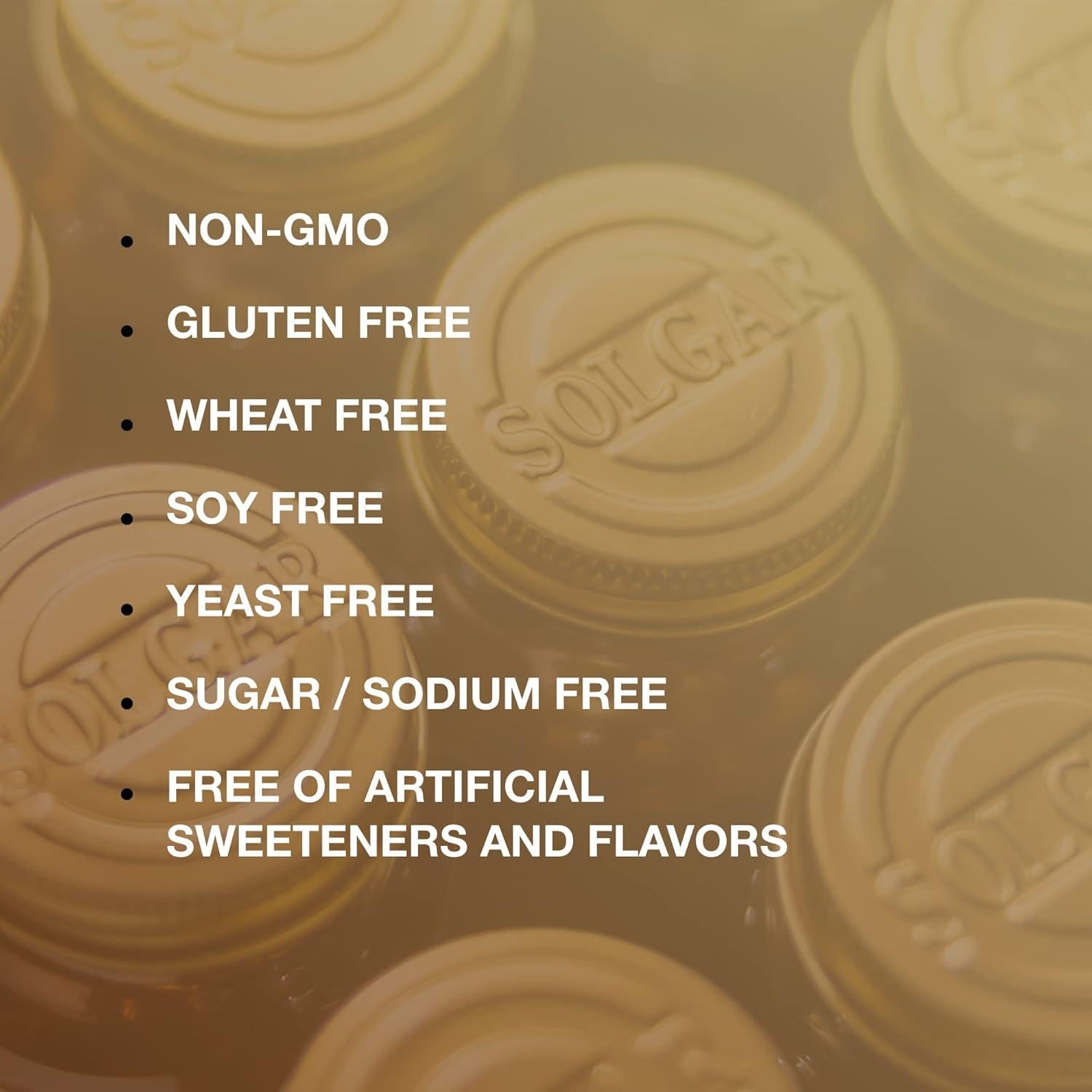 Citrato de Magnesio Solgar 60 Tabletas - Absorbible, Vegano