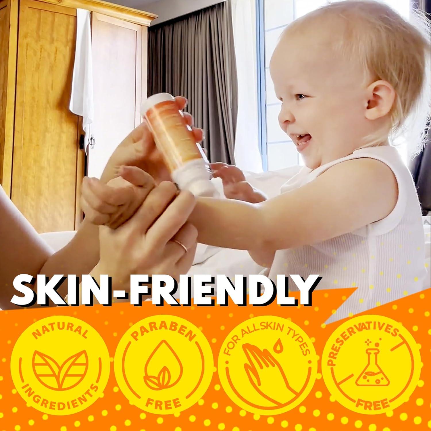 Roll-On de Magnesio VAL para Niños 85g | Cloruro de Magnesio Zechstein | Relajación y Calma