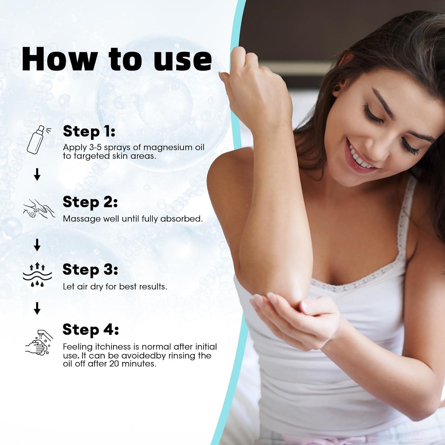 Spray de Aceite de Magnesio iMATCHME 373 g - Alivio Muscular y Sueño