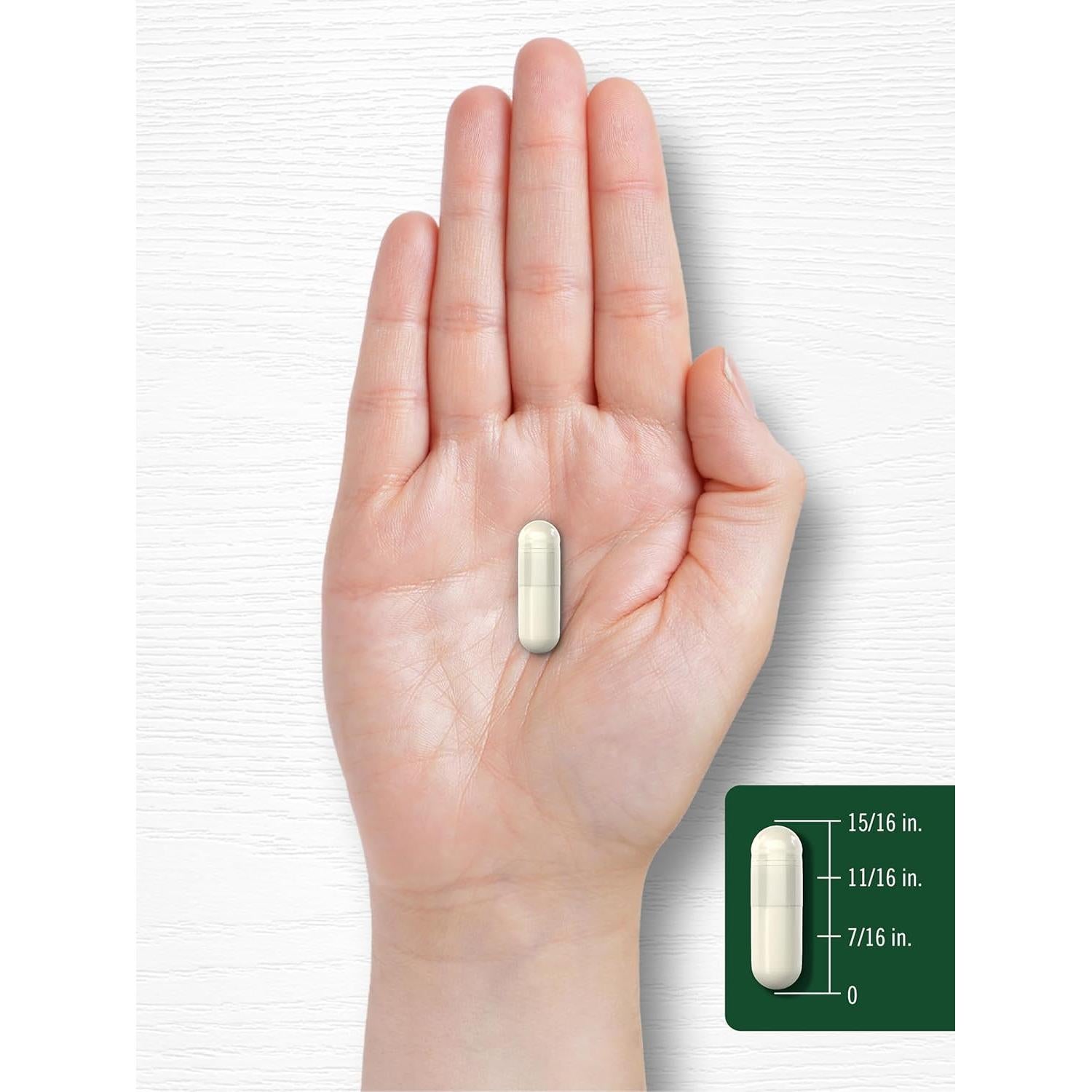 Cápsulas Vegetarianas de Glicinato de Magnesio + Ashwagandha 120u