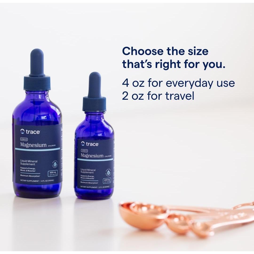 Magnesio Iónico Líquido Trace Minerals 118 ml - Suplemento Salud