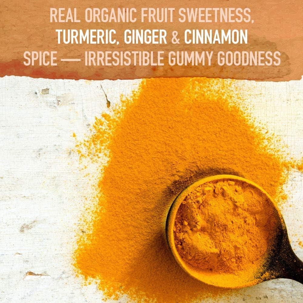 Gummy de Cúrcuma Orgánica Jardín de Vida - 120 Gomas Veganas