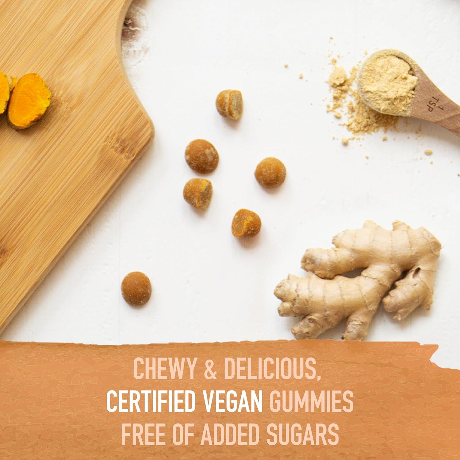 Gummy de Cúrcuma Orgánica Jardín de Vida - 120 Gomas Veganas