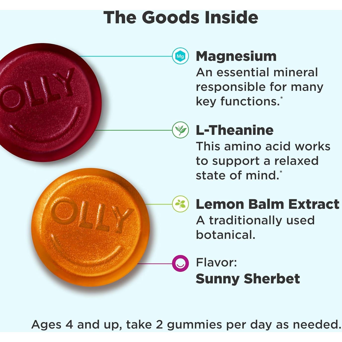 Gominolas de Magnesio Garden of Life y OLLY Kids - 110 Unidades