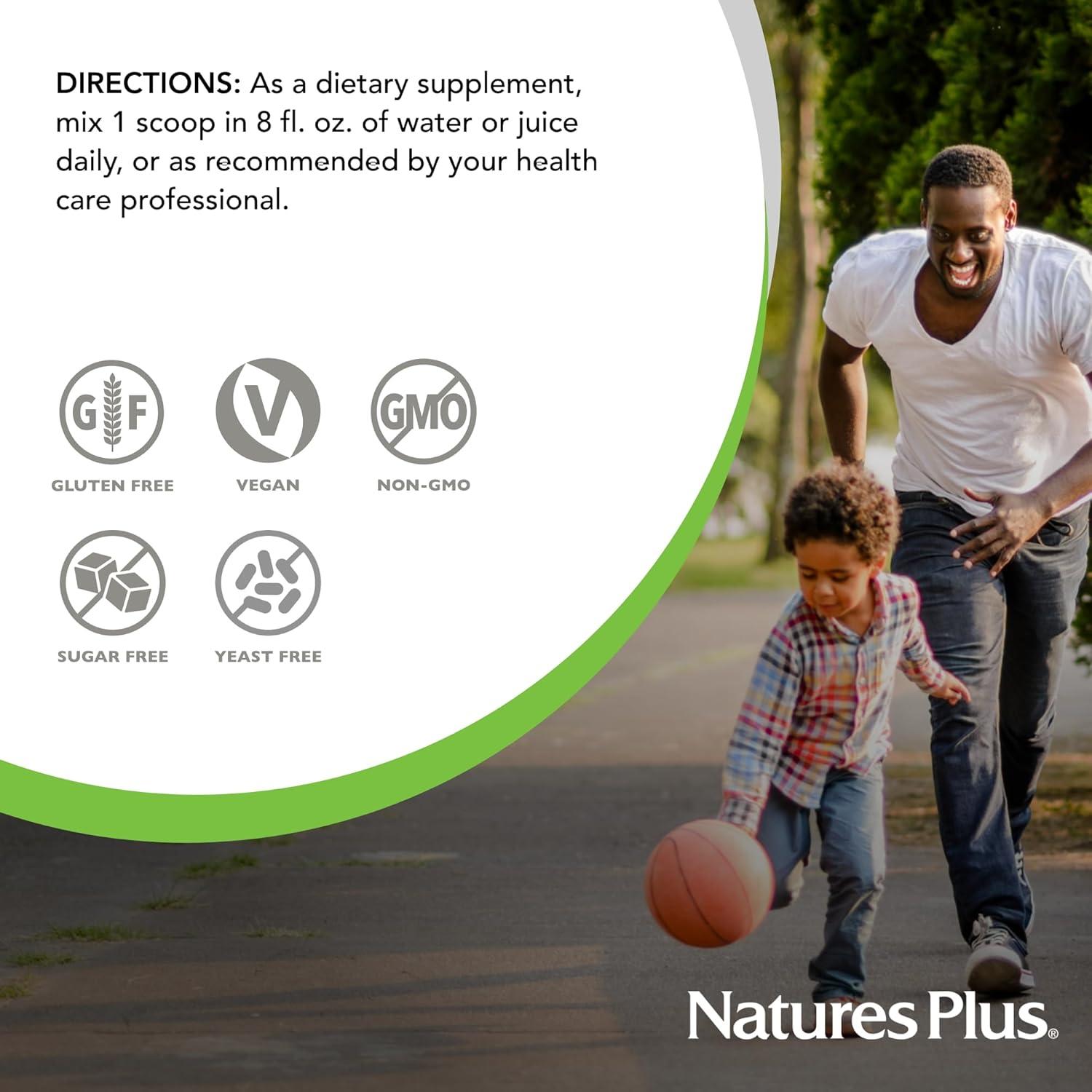 Polvo de Magnesio KalmAssure NaturesPlus 0.41 kg Sabor Limonada