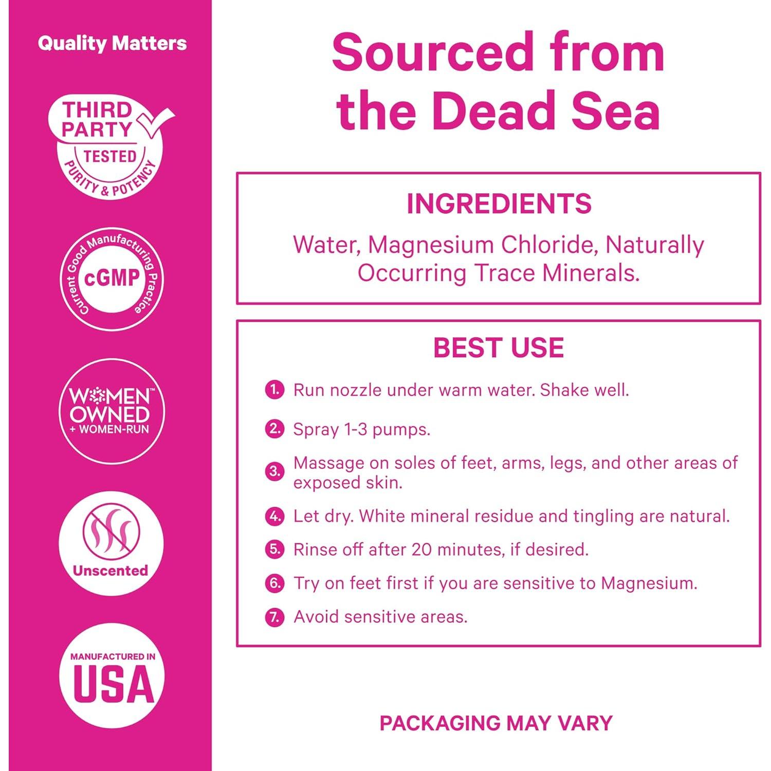 Rocío de Magnesio Pink Stork 200 mg - Calma y Sueño 173.6 g