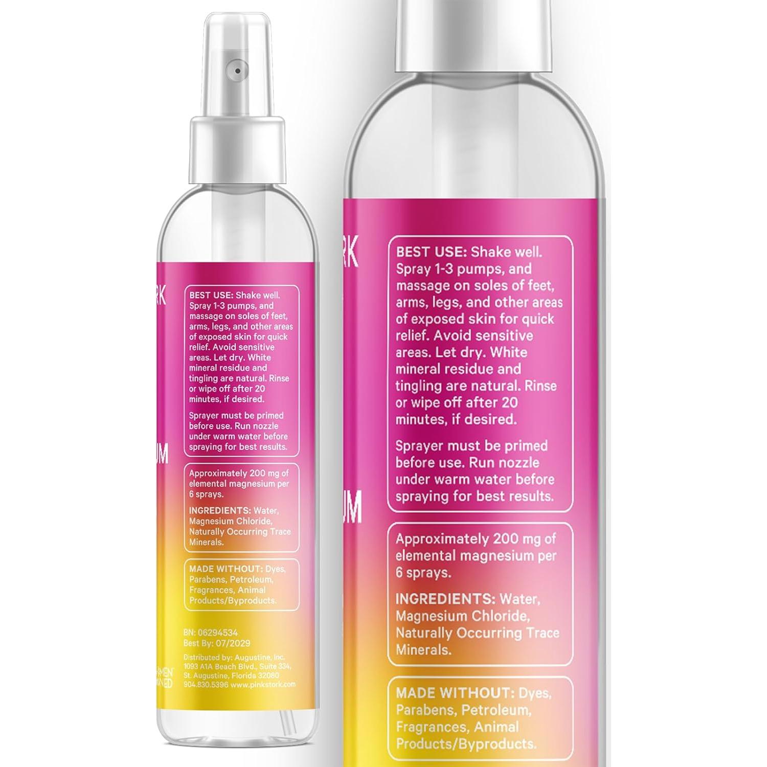 Rocío de Magnesio Pink Stork 200 mg - Calma y Sueño 173.6 g