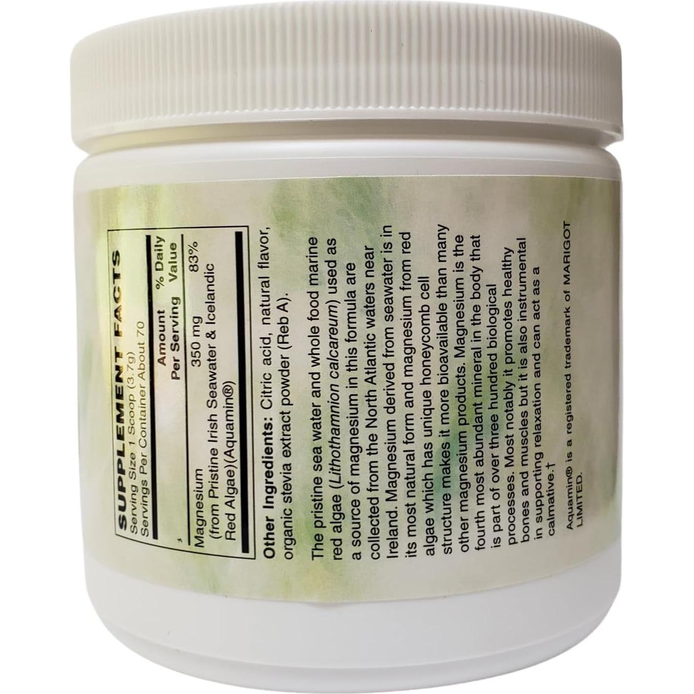 Polvo de Magnesio Natural Reliance 258g - Algas Rojas