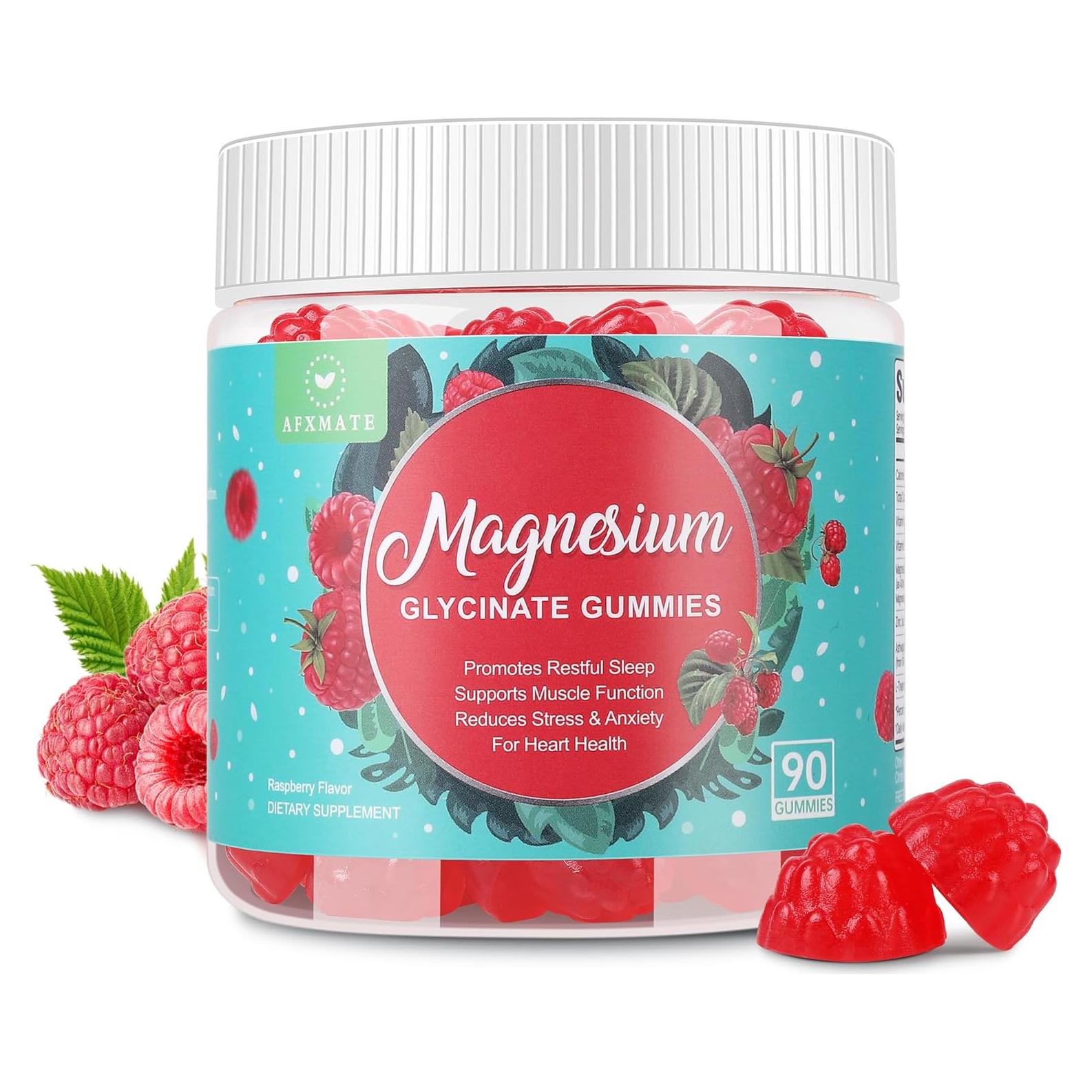 Gomitas de Glicinato de Magnesio AFXMATE 90 Unidades 400 mg