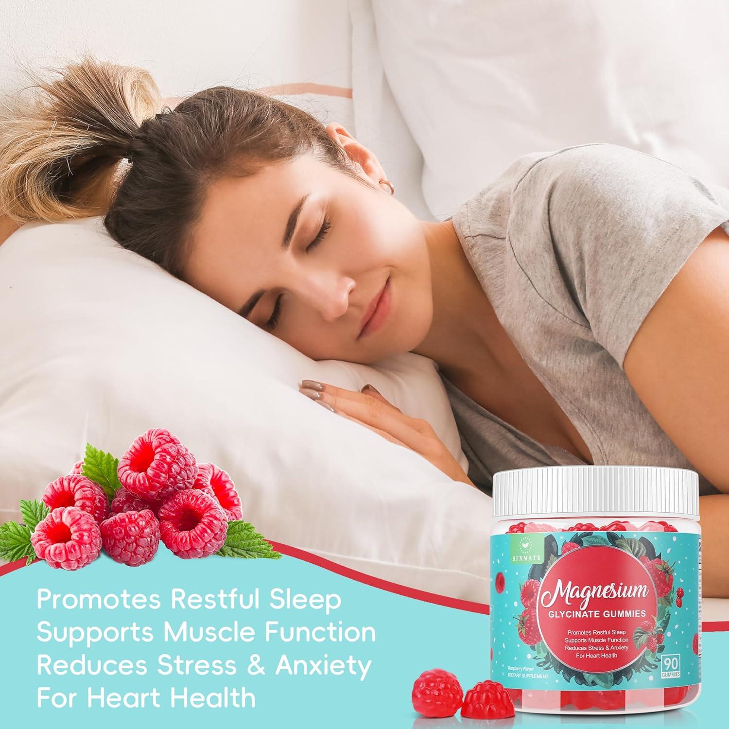 Gomitas de Glicinato de Magnesio AFXMATE 90 Unidades 400 mg