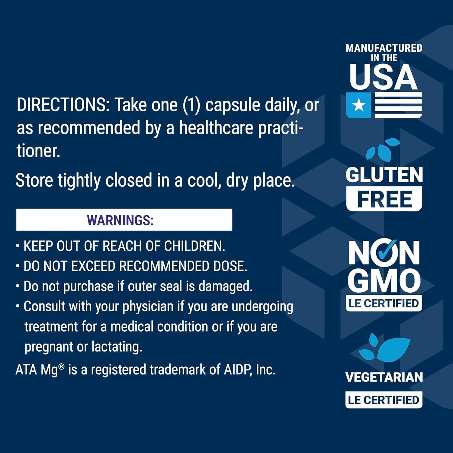 Calm-Mag Life Extension 30 Cápsulas - Magnesio Vegetariano