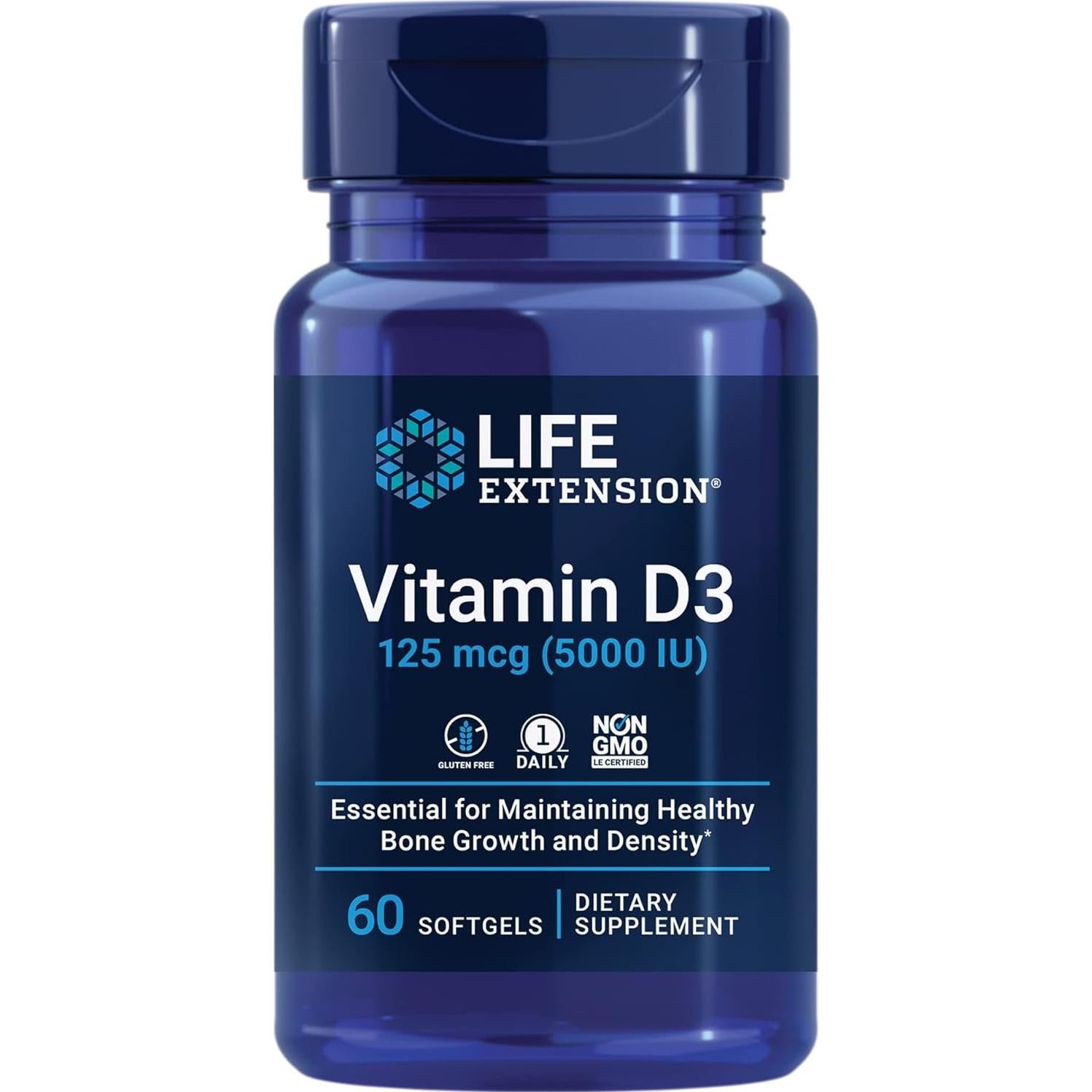 Suplemento de Magnesio L-treonato y Vitamina D3 Life Extension