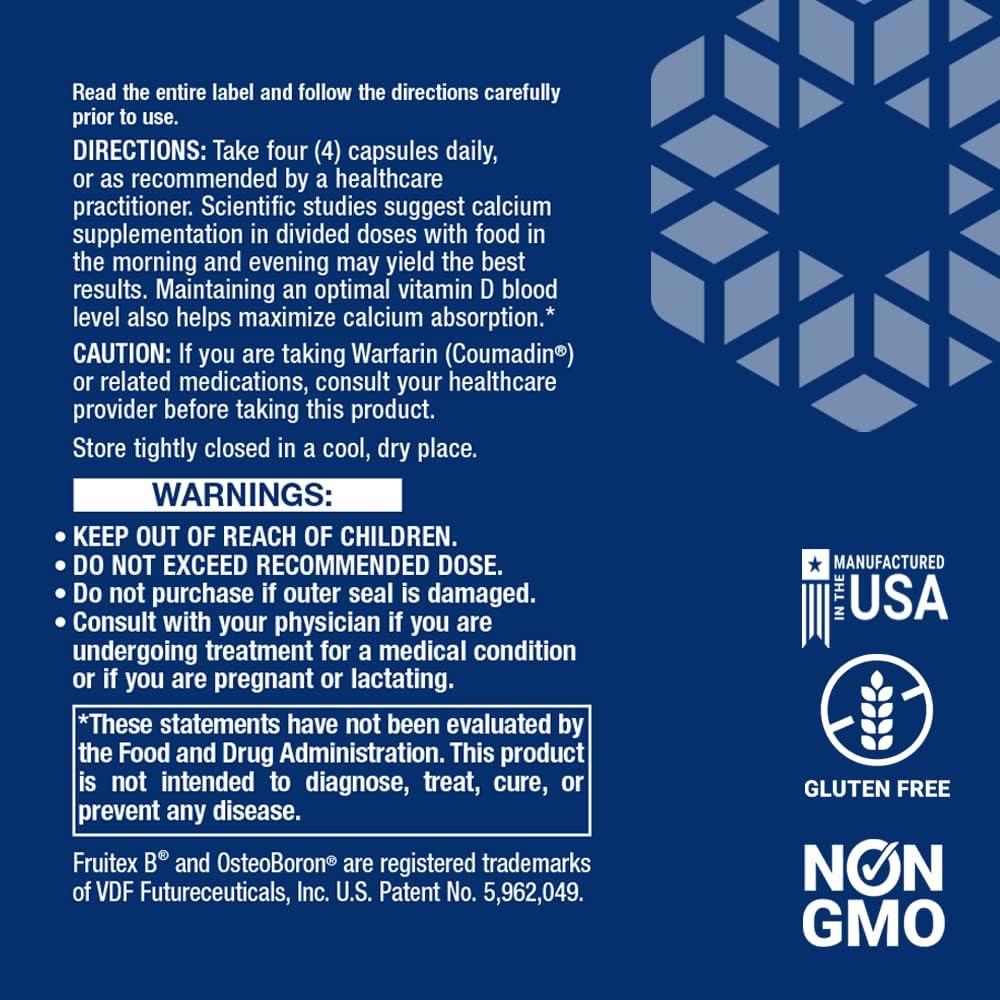 Suplemento de Salud Ósea Life Extension + Magnesio 500 mg