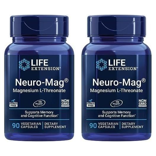 Life Extension Neuro-mag Magnesio L-treonato 90 Cápsulas