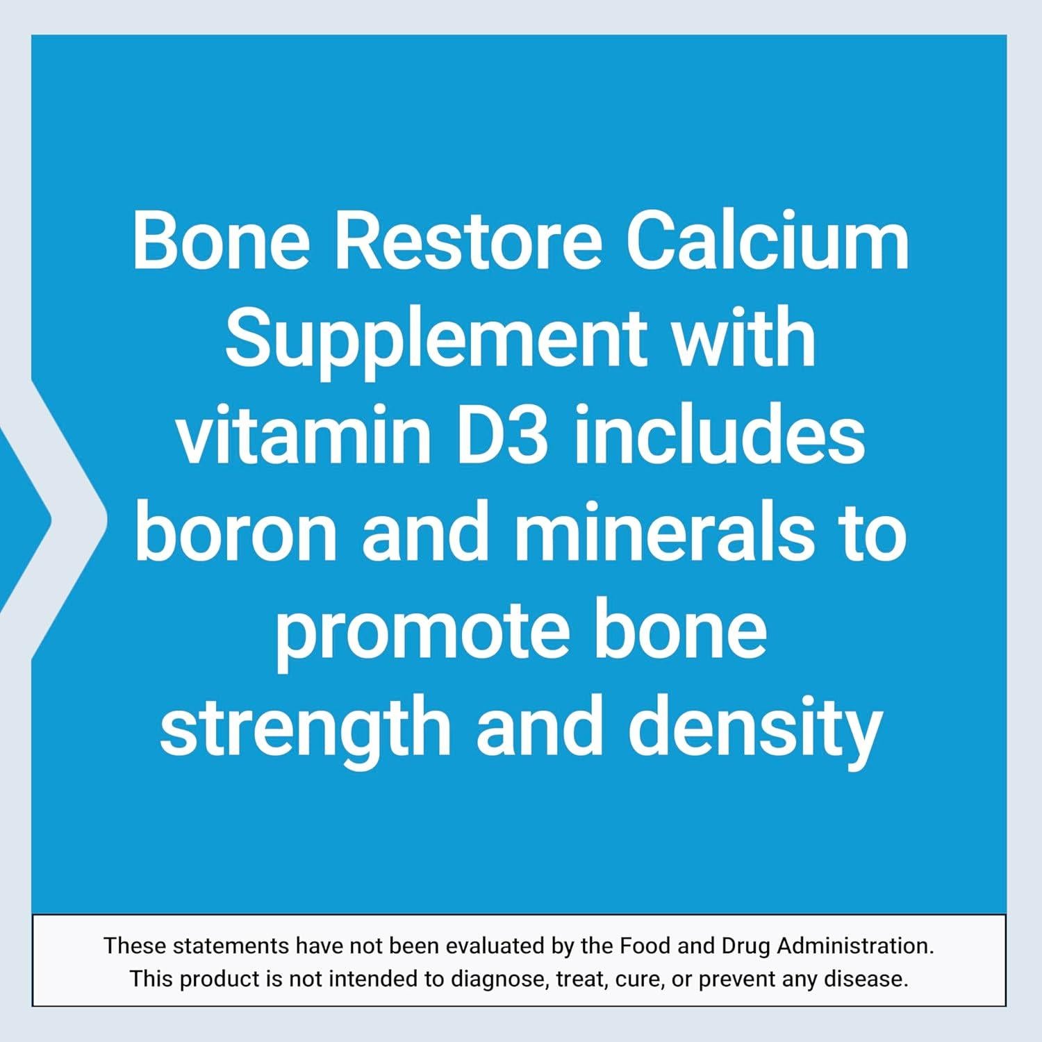 Suplemento de Calcio Life Extension Bone Restore 120 Cápsulas