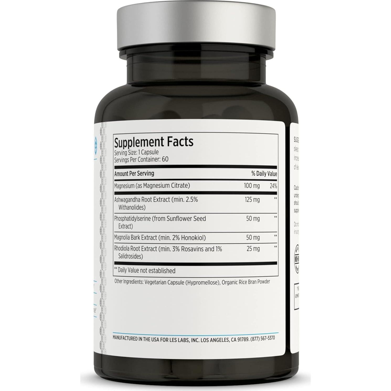 Suplemento Salud del Cortisol LES Labs - 60 Cápsulas