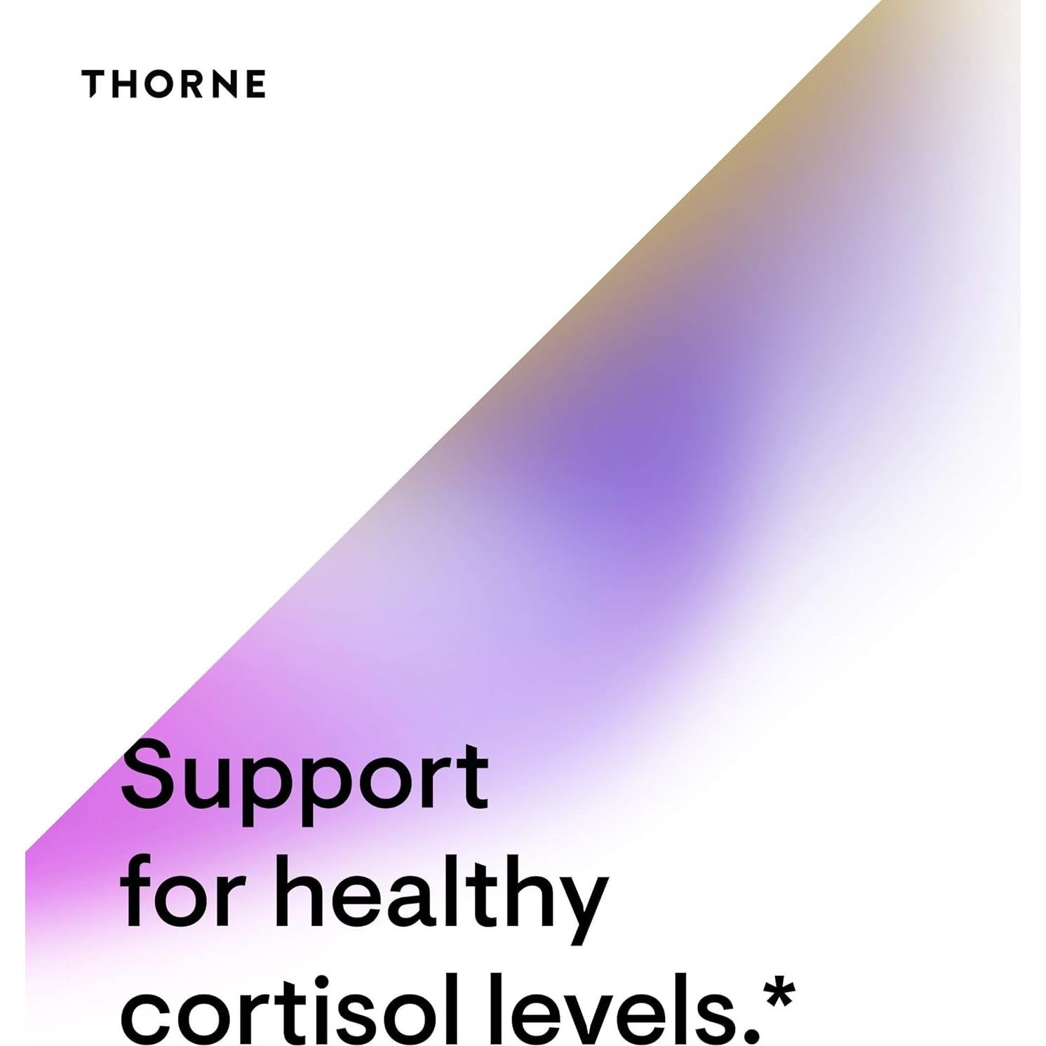 Suplemento Corte Adrenal Thorne - 60 Cápsulas para Estrés y Fatiga