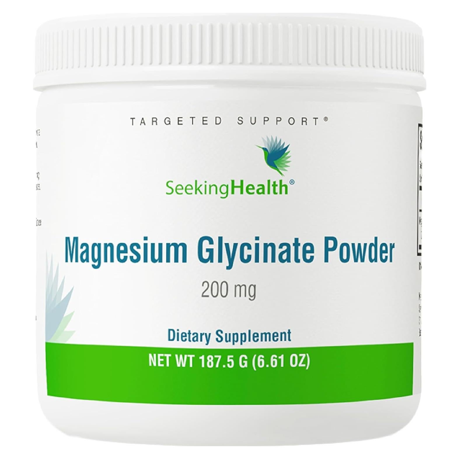 Polvo de Glicinato de Magnesio Seeking Health 200 mg 75 Porciones