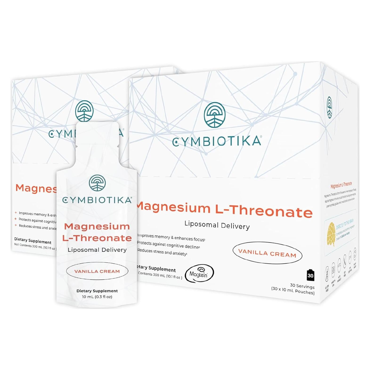 Suplemento de Magnesio L-Treonato Cymbiotika 60ml - Salud Cerebral