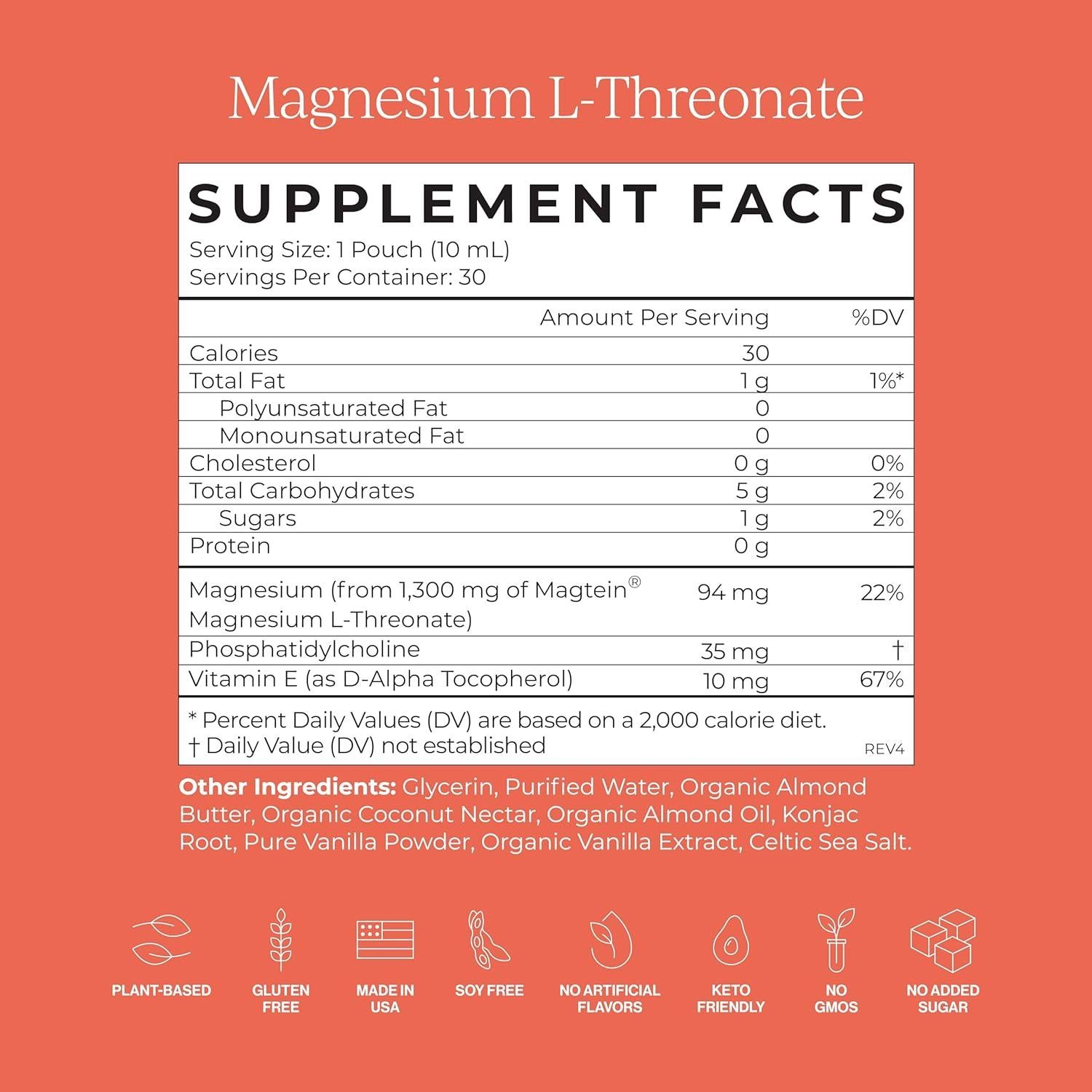 Suplemento de Magnesio L-Treonato Cymbiotika 60ml - Salud Cerebral