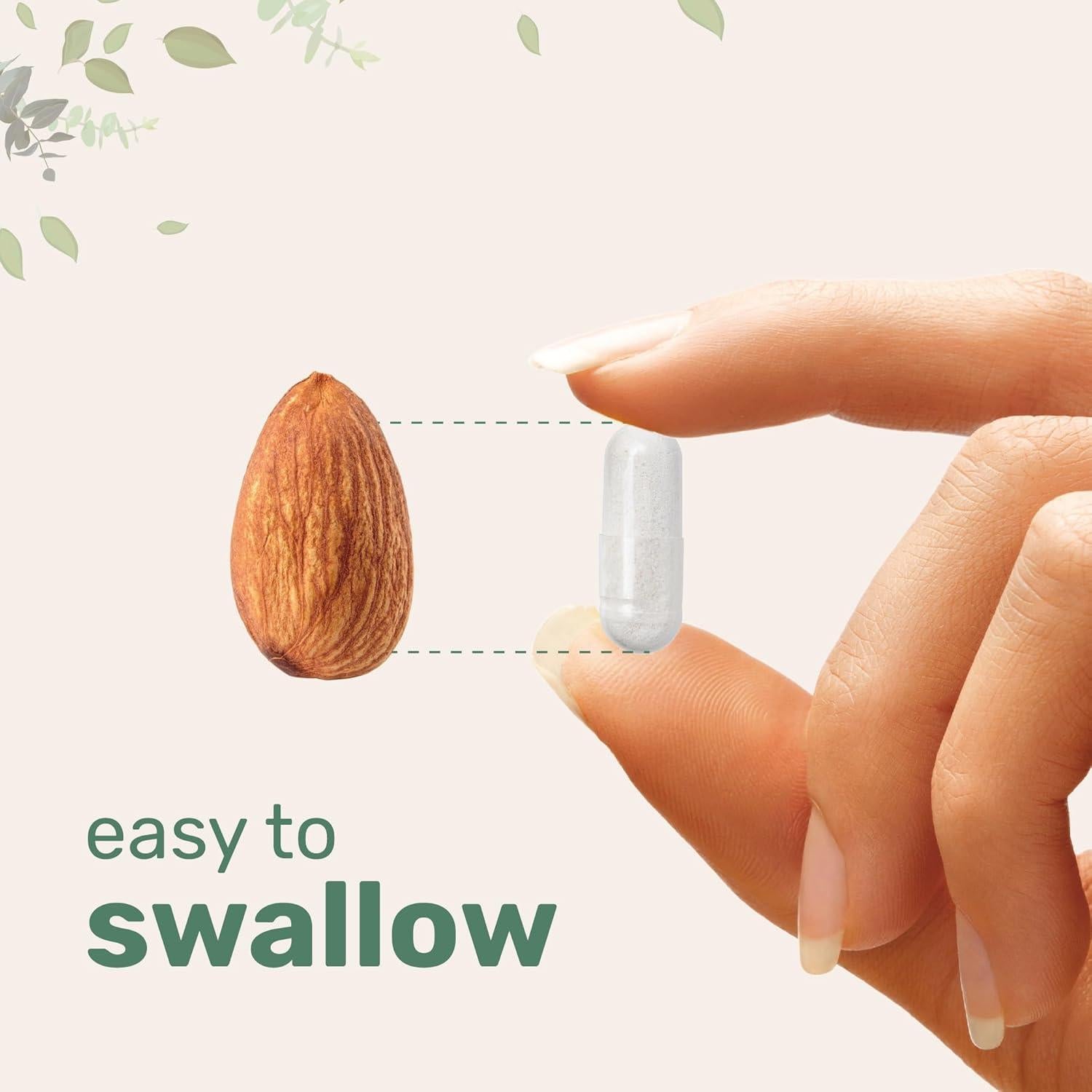 Glicinato de Magnesio Puro 1000mg con Vitamina C - 300 Cápsulas