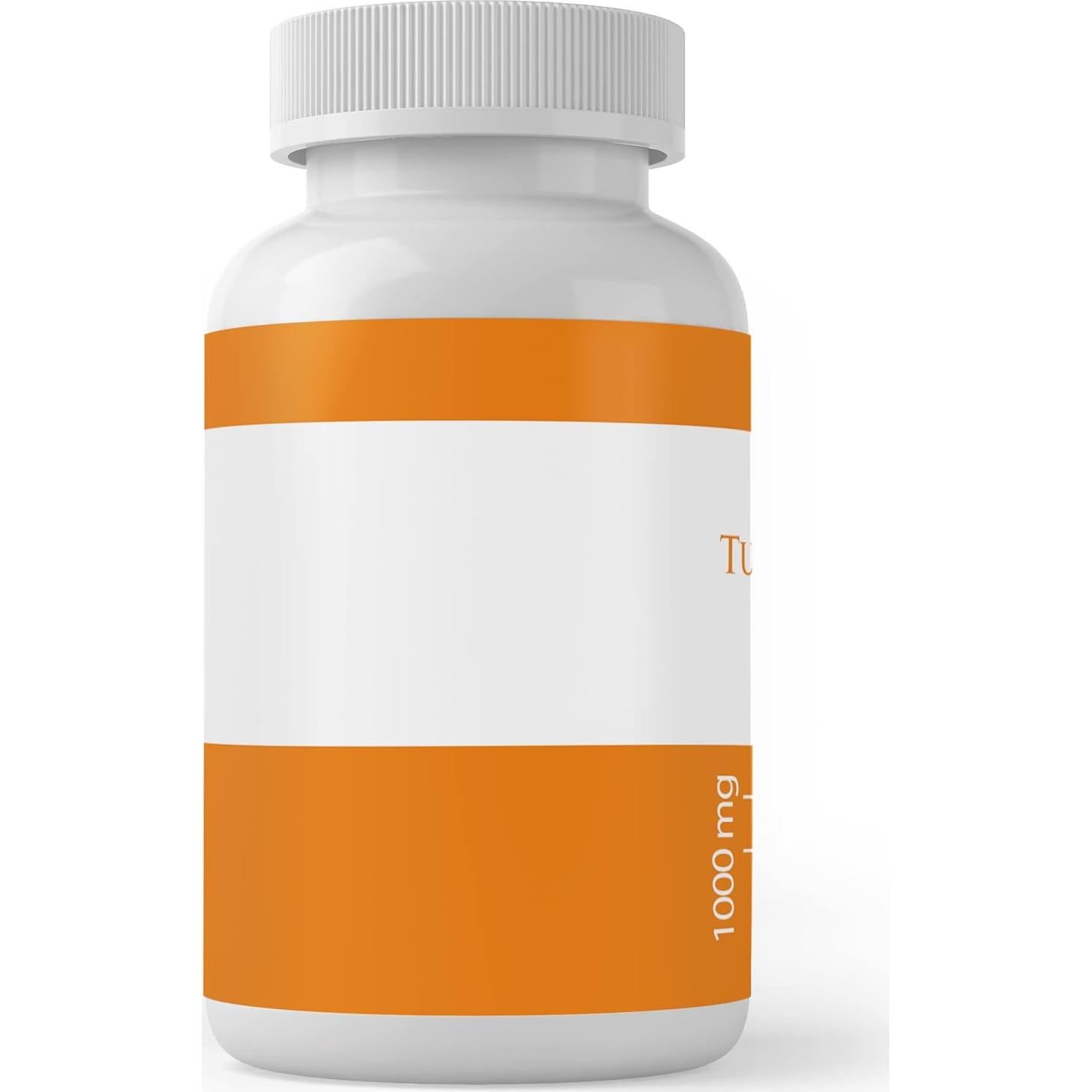 Cápsulas de Cúrcuma Curcumina Ingredientes Originales 100 Unidades