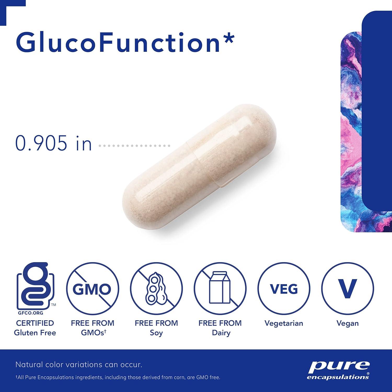 Suplemento GlucoFunction Pure Encapsulations 90 Cápsulas