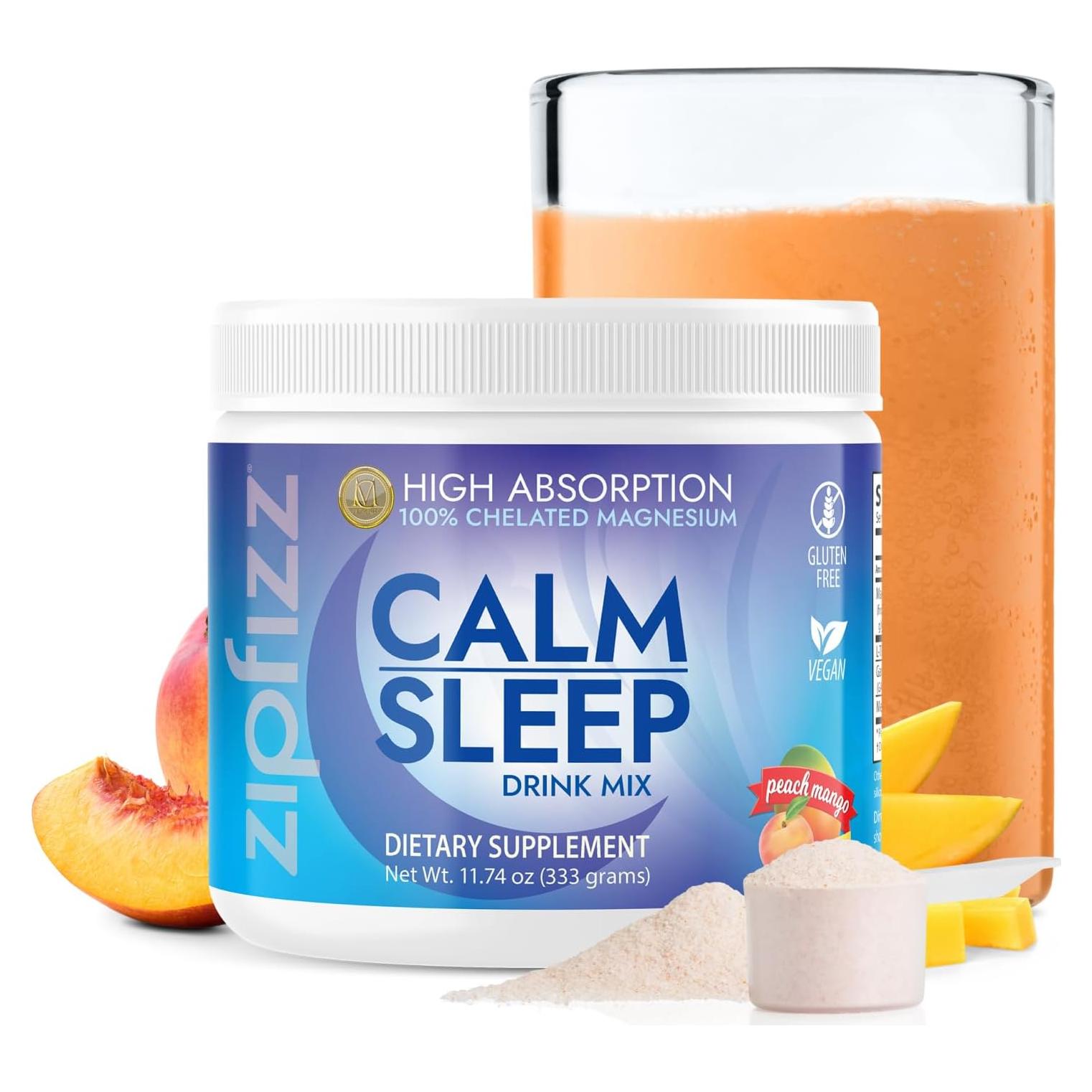Suplemento en Polvo Zipfizz Calm Durazno Mango 345 g