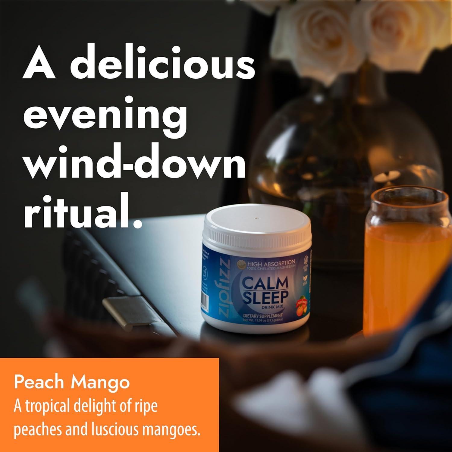 Suplemento en Polvo Zipfizz Calm Durazno Mango 345 g