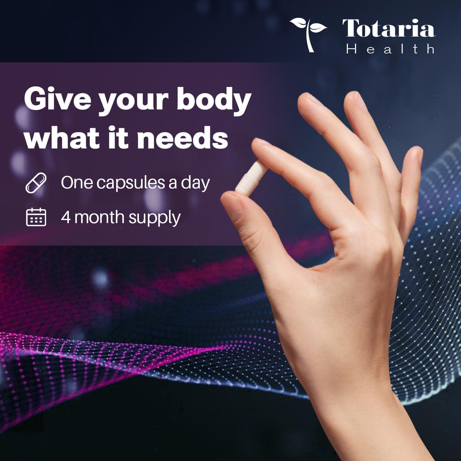 Complejo de Magnesio 700mg Totaria 12 en 1 Vegano 120 Cápsulas