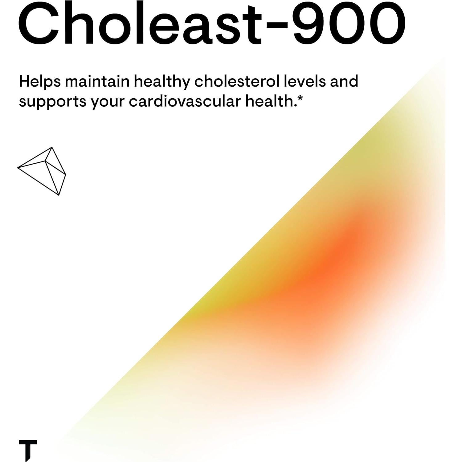Suplemento Choleast-900 Thorne 900mg Arroz de Levadura Roja 120 Cápsulas