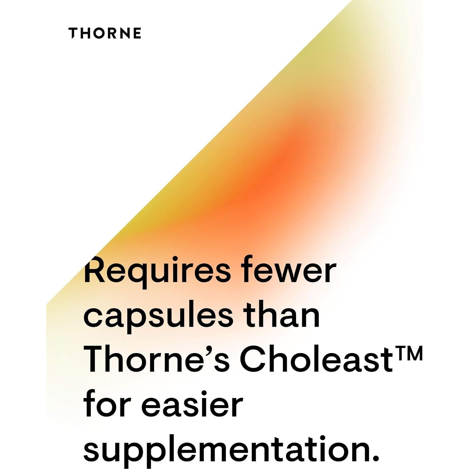 Suplemento Choleast-900 Thorne 900mg Arroz de Levadura Roja 120 Cápsulas