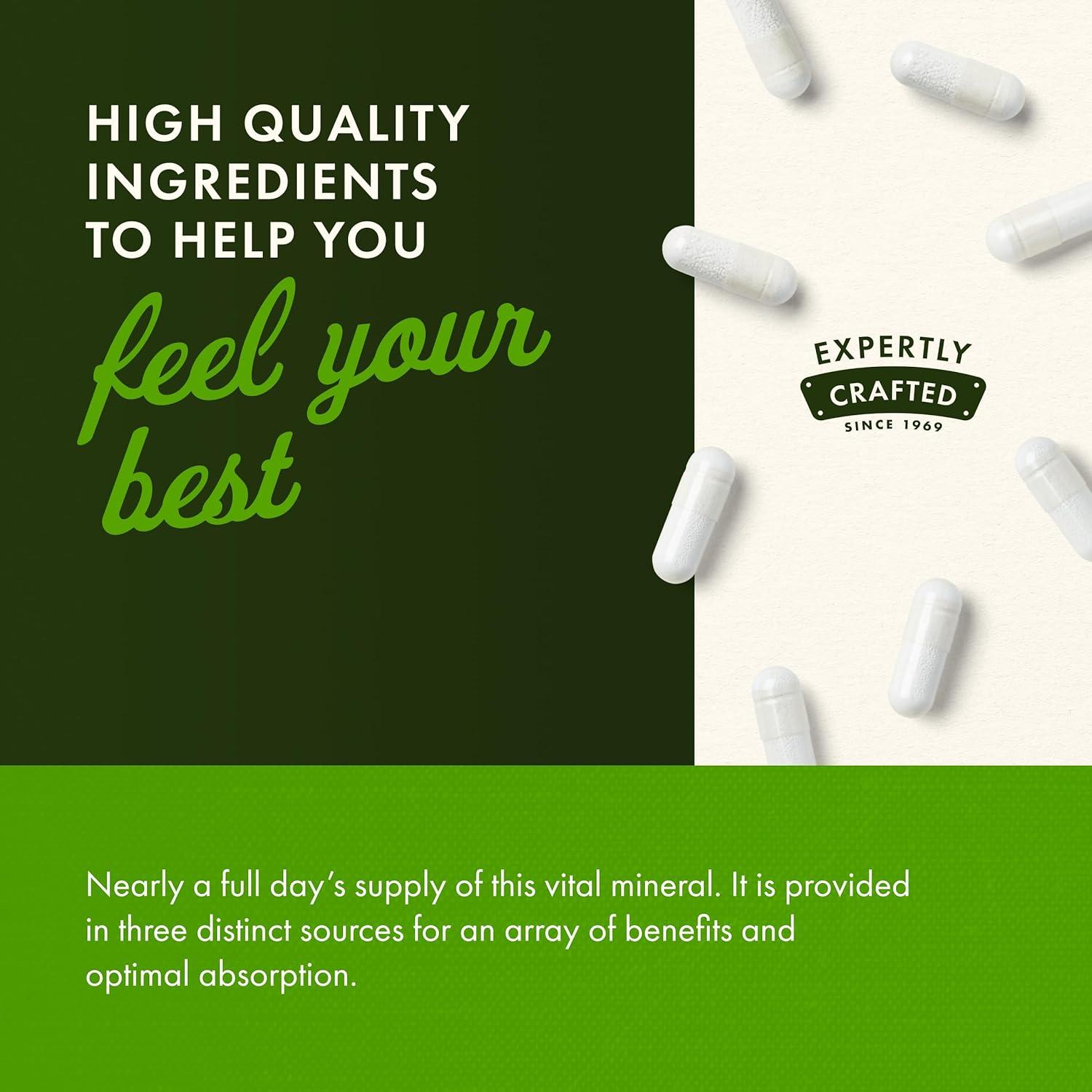 Complejo de Magnesio Triple Swanson - 100 Cápsulas 400mg