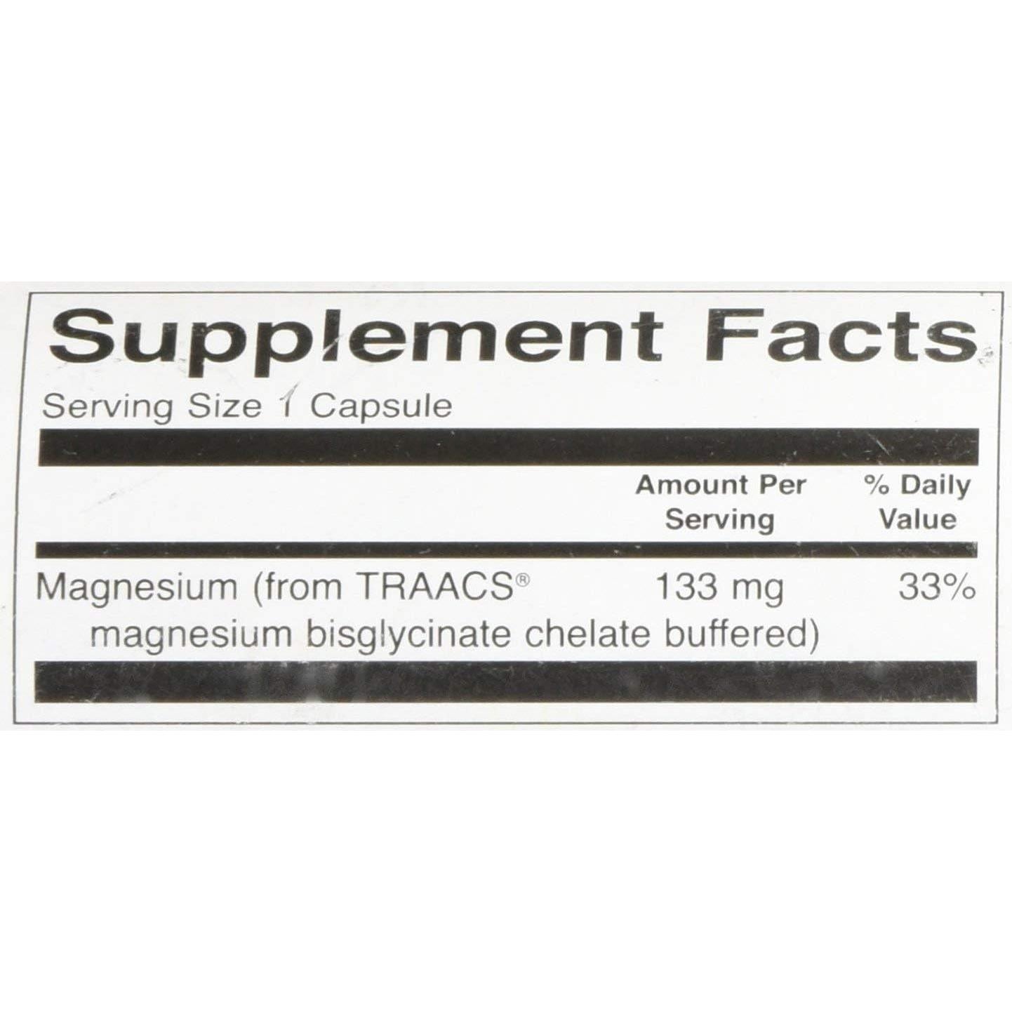 Albion Magnesio Quelado 133 mg Swanson 90 Cápsulas