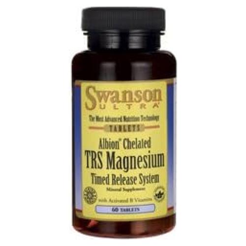 Suplemento de Magnesio Quelado Swanson Ultra 60 Tabletas