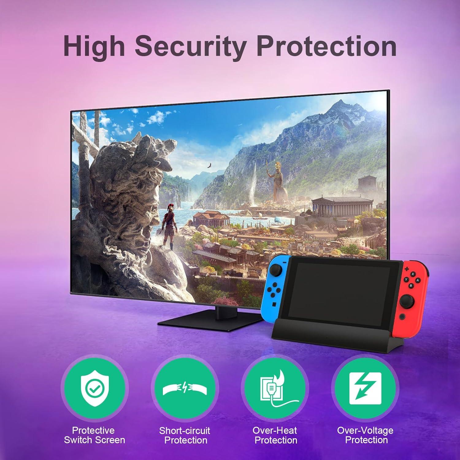 Estación de Acoplamiento RuntoGOL para Switch 4K HDMI