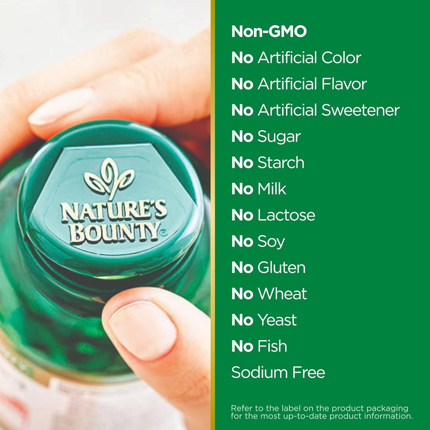 Carbón Activado Nature's Bounty 260 mg 100 Cápsulas Suplemento