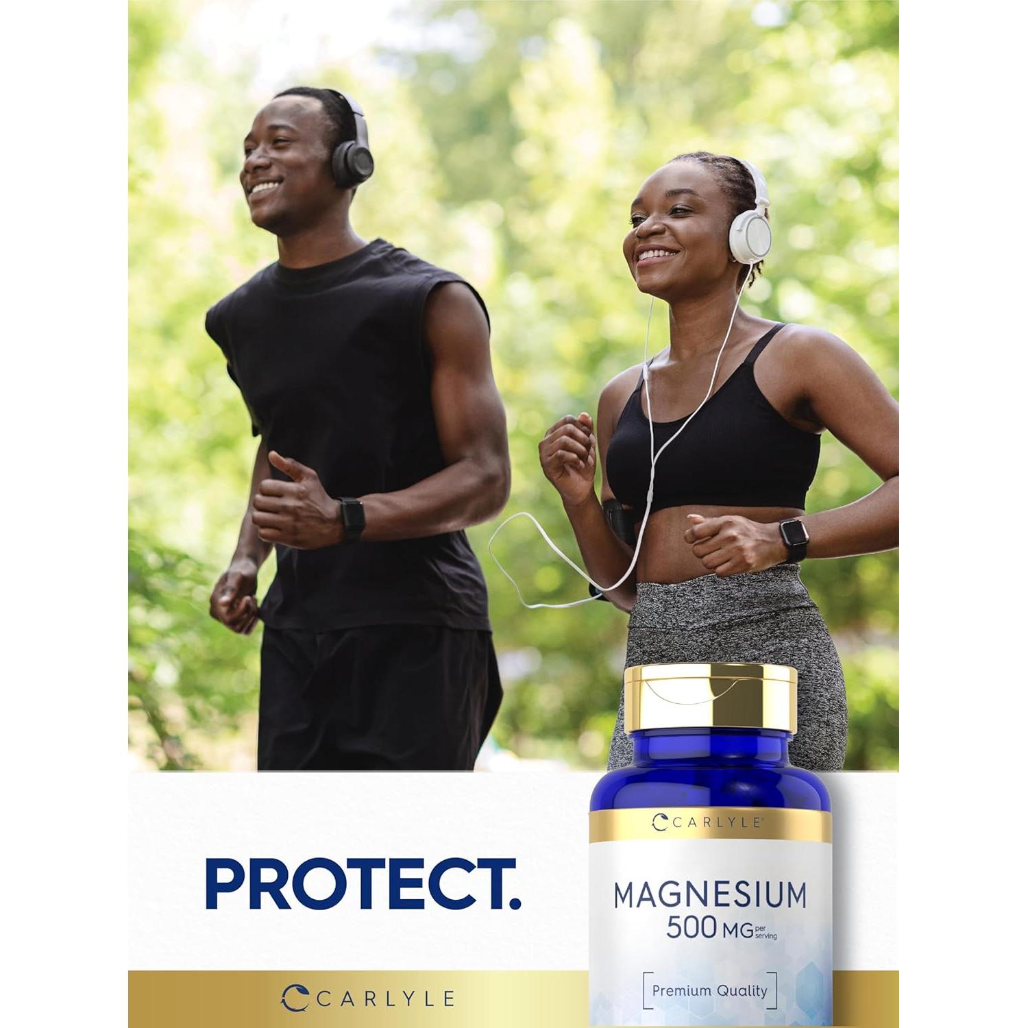 Carlyle Magnesio 500mg - 300 Tabletas Recubiertas Vegetariano